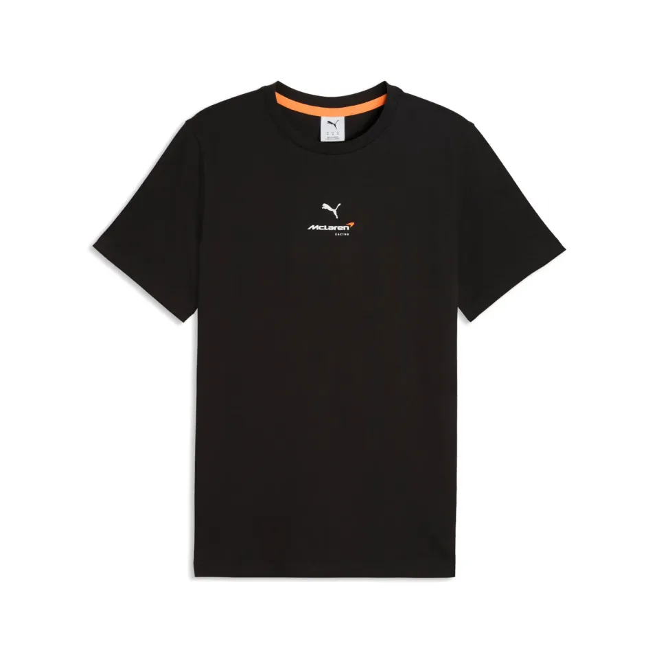 Puma McLaren Small Logo 2026 T-shirt Uomo nera motorsport