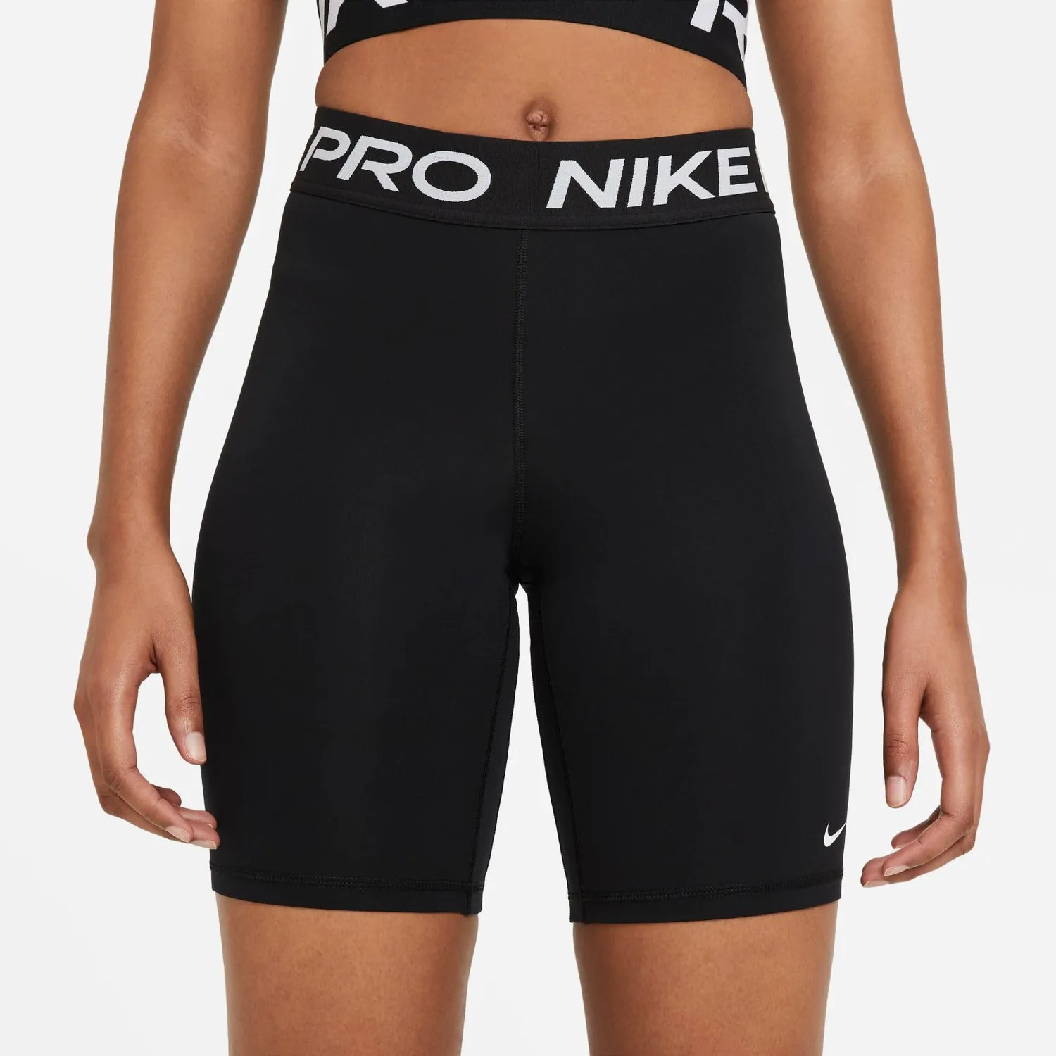 Nike Pro 365 short donna S Black White