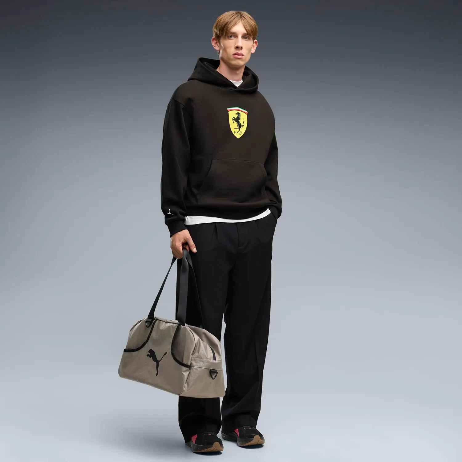 Puma Ferrari Colored Shield FL 2026 felpa uomo XL nera