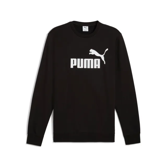 PUMA ESS No.1 Logo Crew felpa girocollo nera S