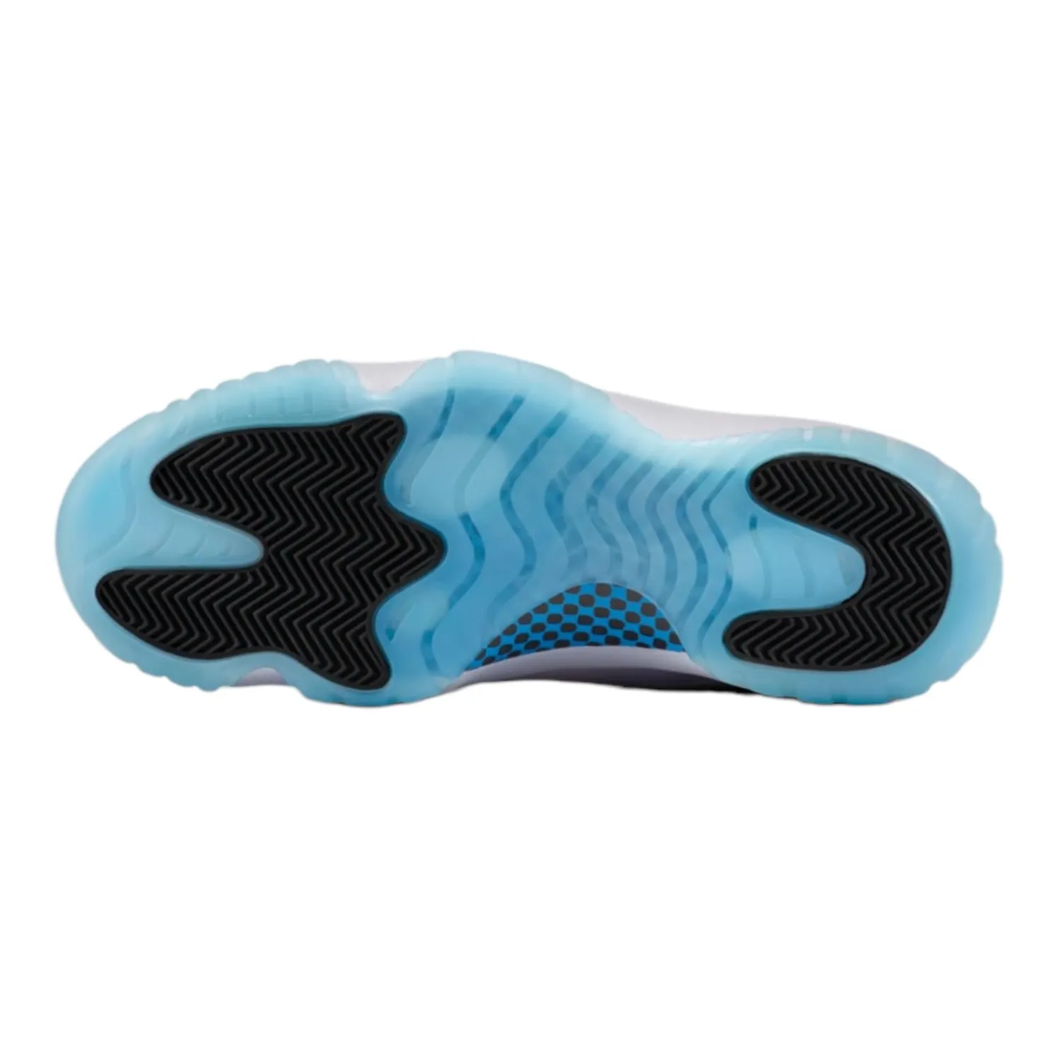 Jordan 11 Retro basket uomo bianco blu nero 45.5 EU