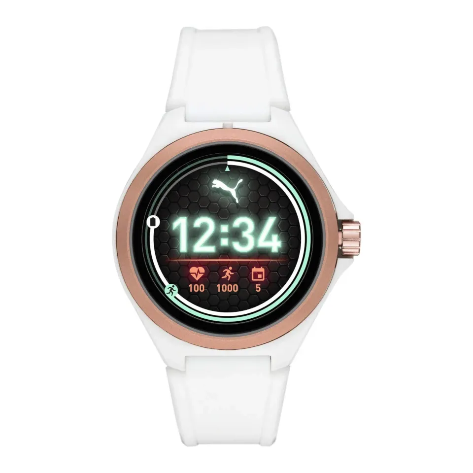 Puma PT9102 smartwatch unisex bianco silicone