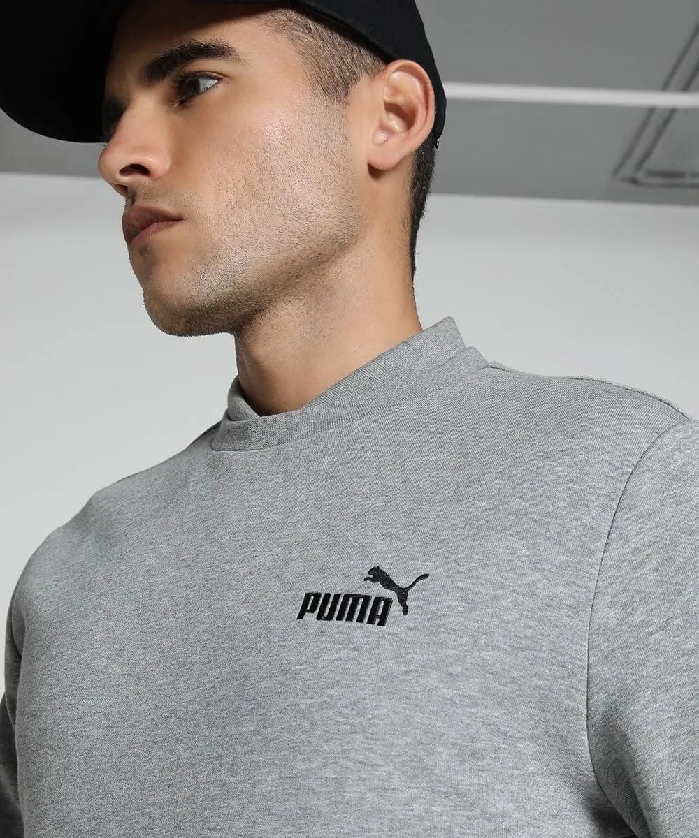 Puma Ess Small Logo Crew felpa grigia uomo taglia S