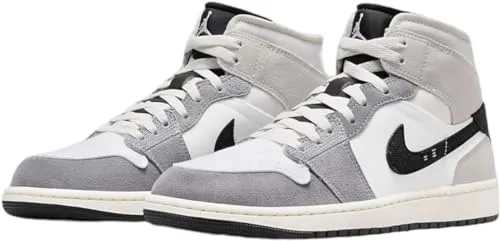 Jordan 1 Mid DQ8426 104 scarpe Cement Grey 46 EU pelle