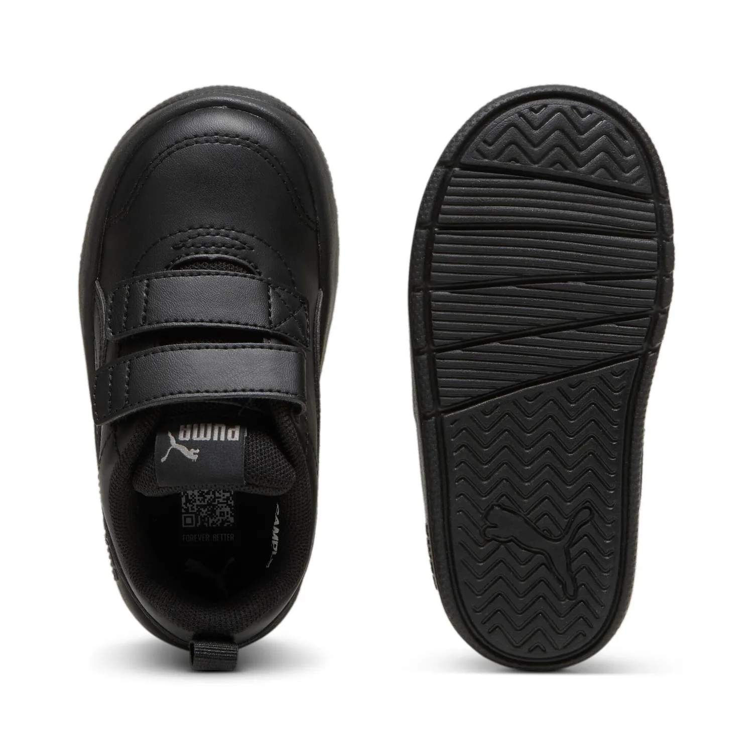 Puma Courtflex V3 V Inf sneakers bimbi nero cast iron