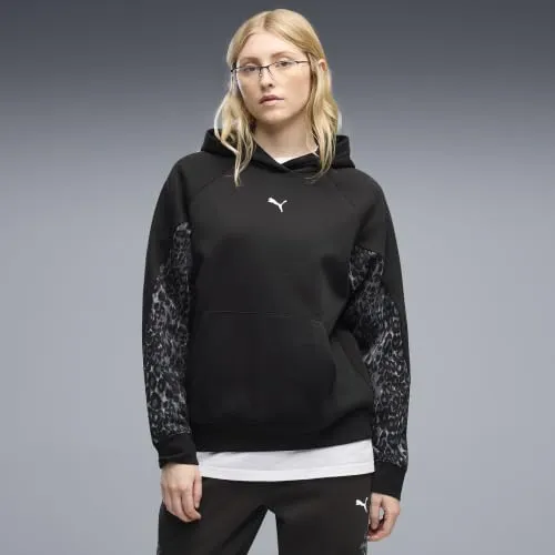 Puma Sport Animal Standard Hoodie FL felpa donna grigia