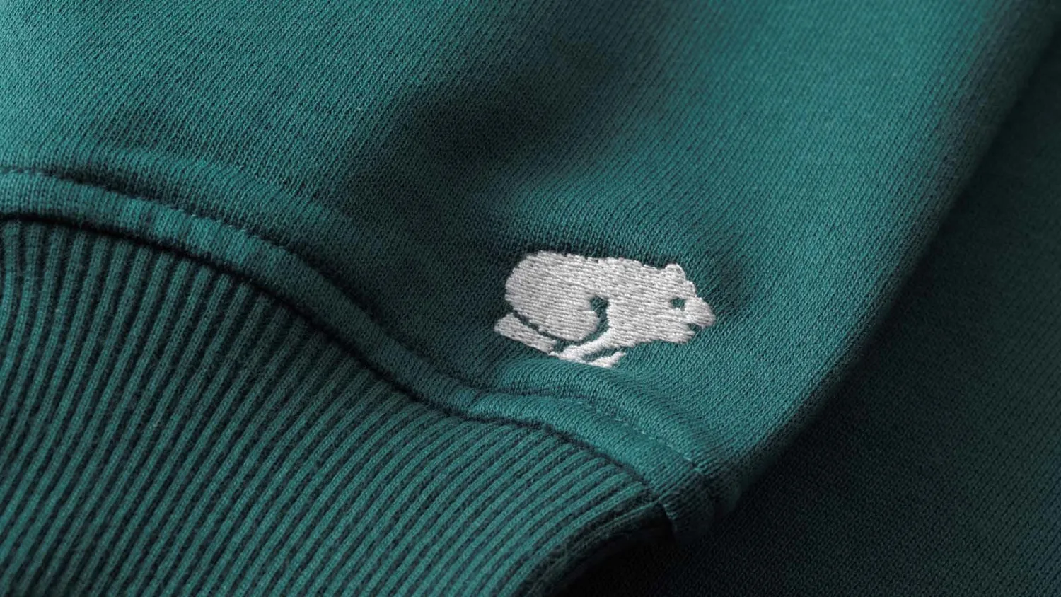 Karhu Trampas Logo felpa unisex verde cotone