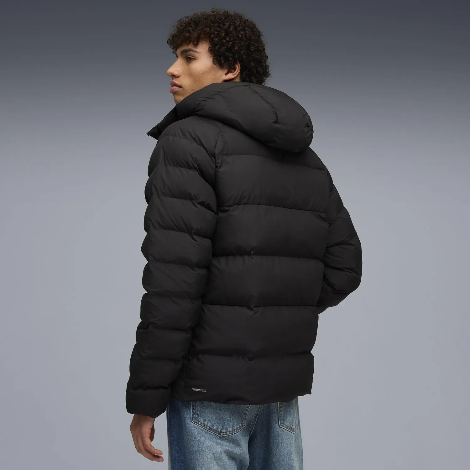 PUMA Mono Hooded giacca imbottita nera