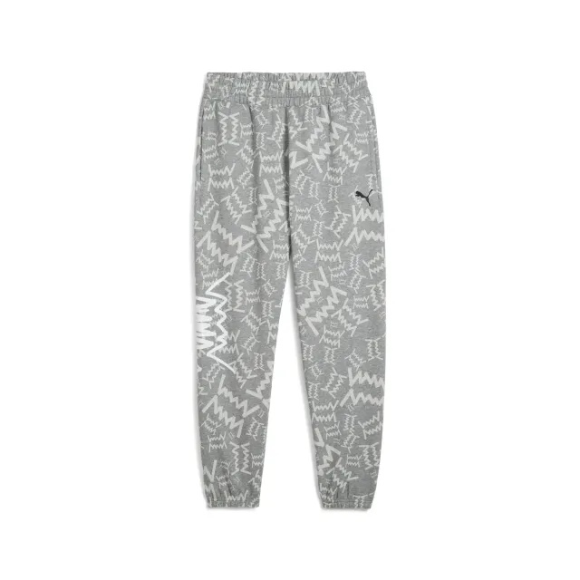 PUMA Teamjaws Post Game pantaloni uomo S grigi felpa