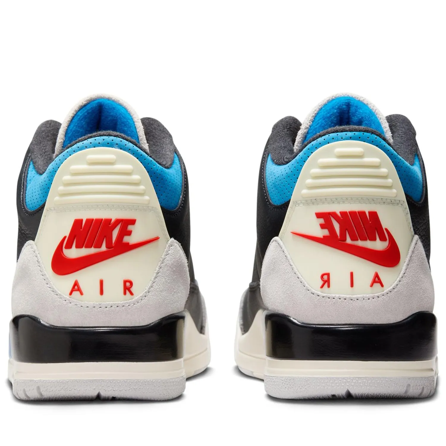 Nike Air Jordan 3 Retro OG sneakers nero rosso 42 EU