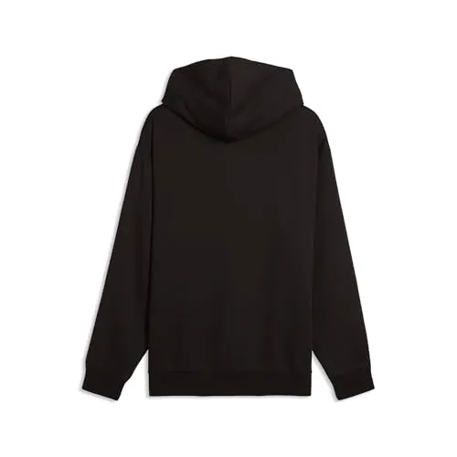 PUMA Ess Elevated Tape Felpa Zip Nera Full-Zip Hoodie