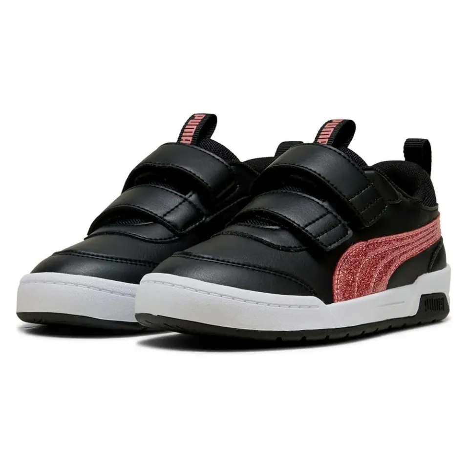 Puma Multiflex 2 Glitz sneaker bambina nero rosa 27.5 EU