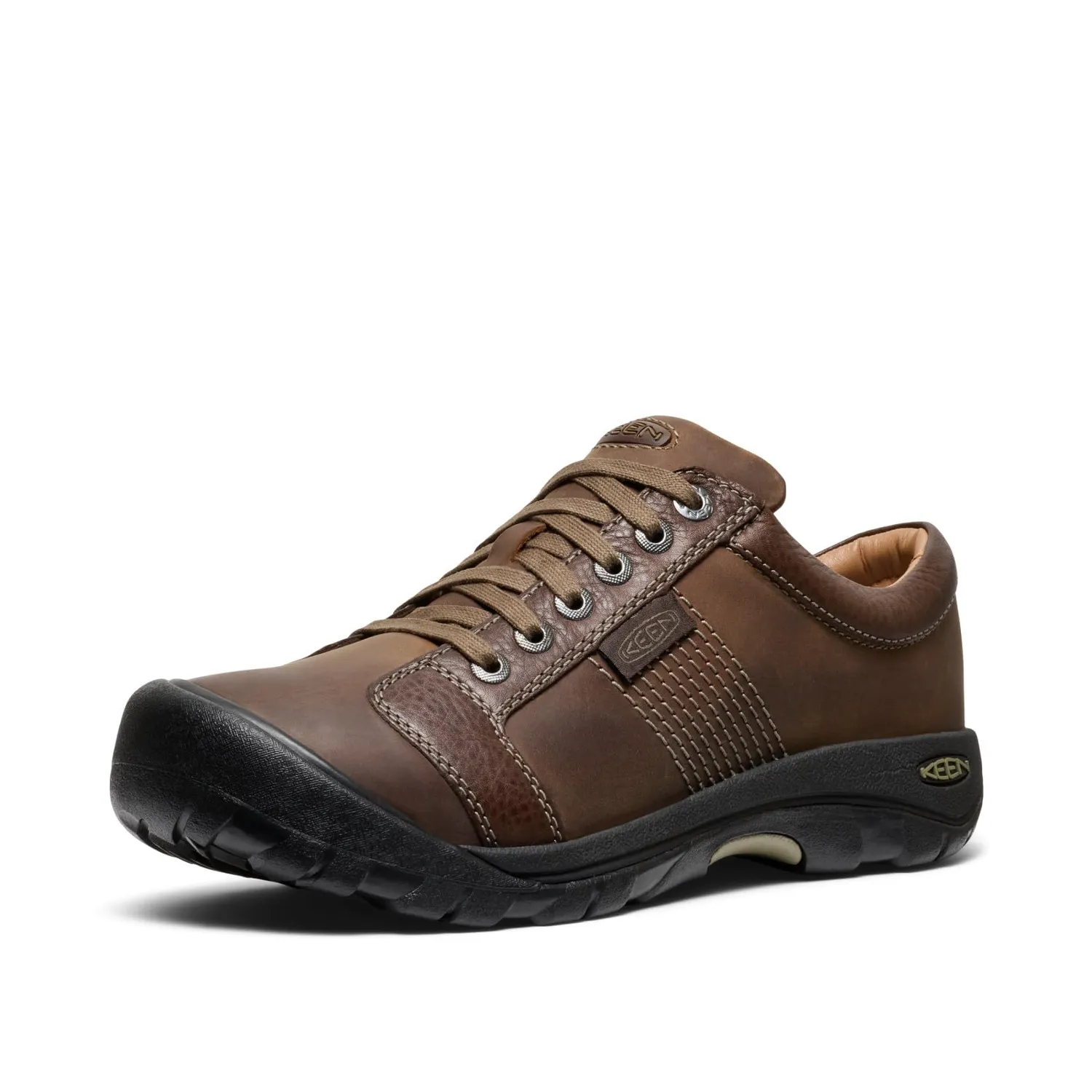 Keen Austin oxford uomo cioccolato marrone in pelle idrorepellente