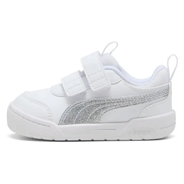 Puma Multiflex 2 Glitz sneakers bimba bianco argento