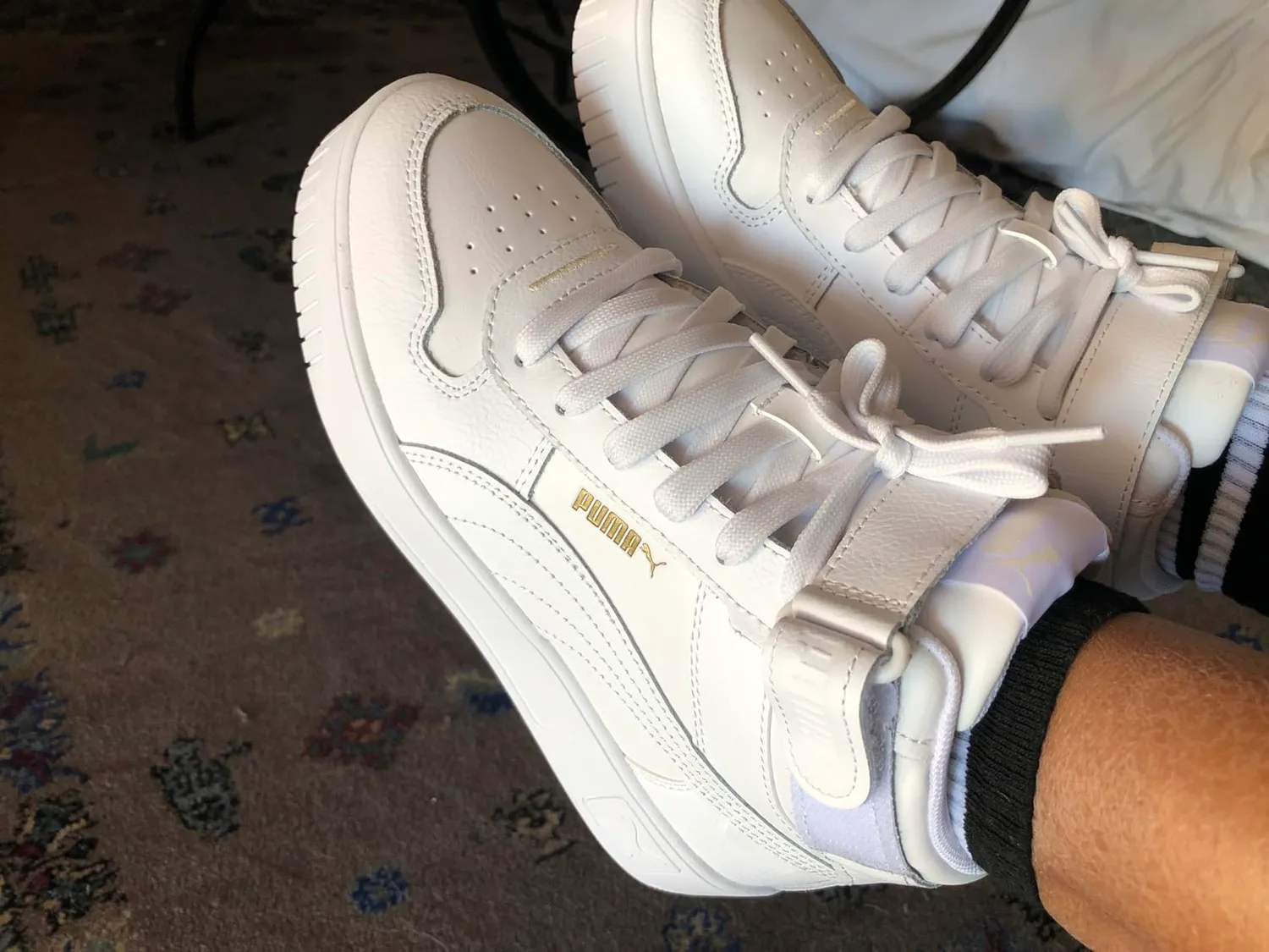PUMA Carina Street Mid sneakers donna White Black