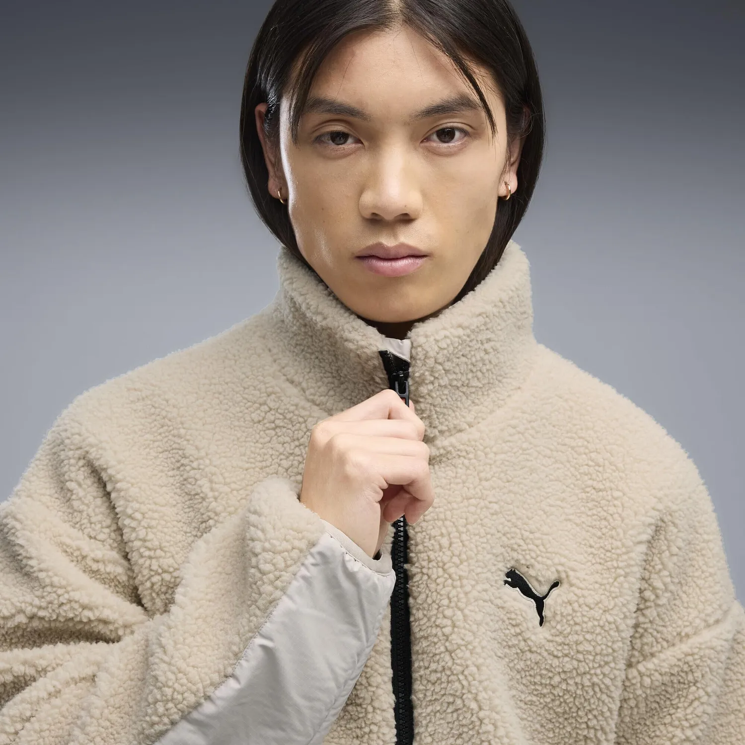 PUMA Re:Fibre Hybrid Giacca Uomo Sherpa