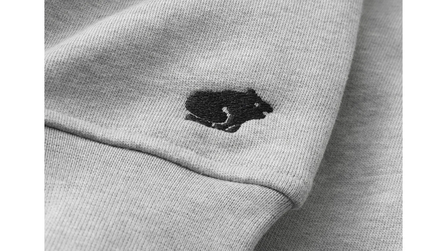 Karhu Logo Hoodie felpa cappuccio grigia cotone 400 g