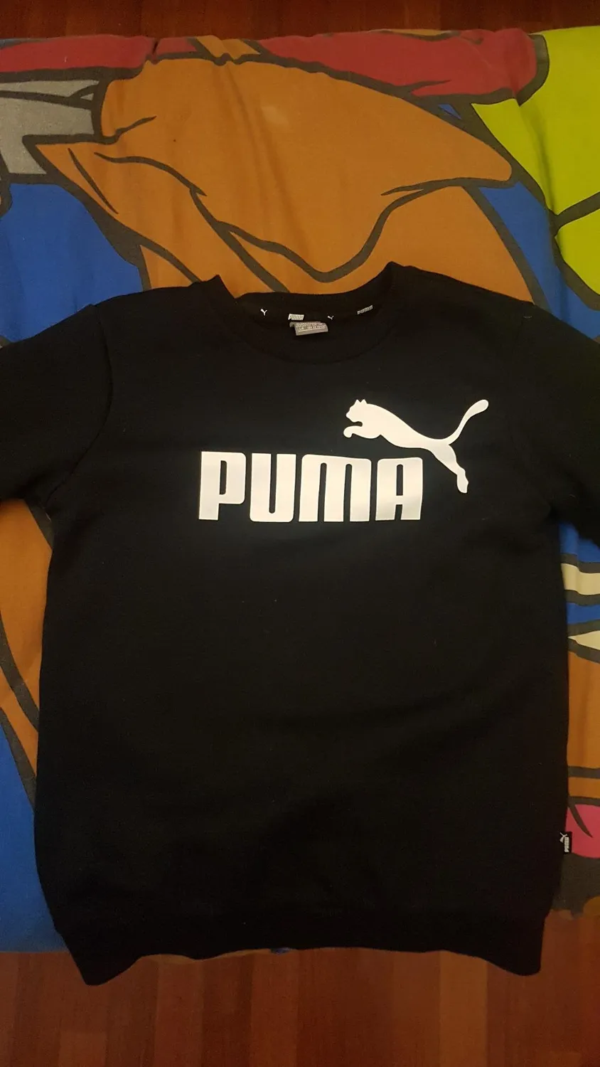Puma Athletic felpa con cappuccio cotone tasca a marsupio