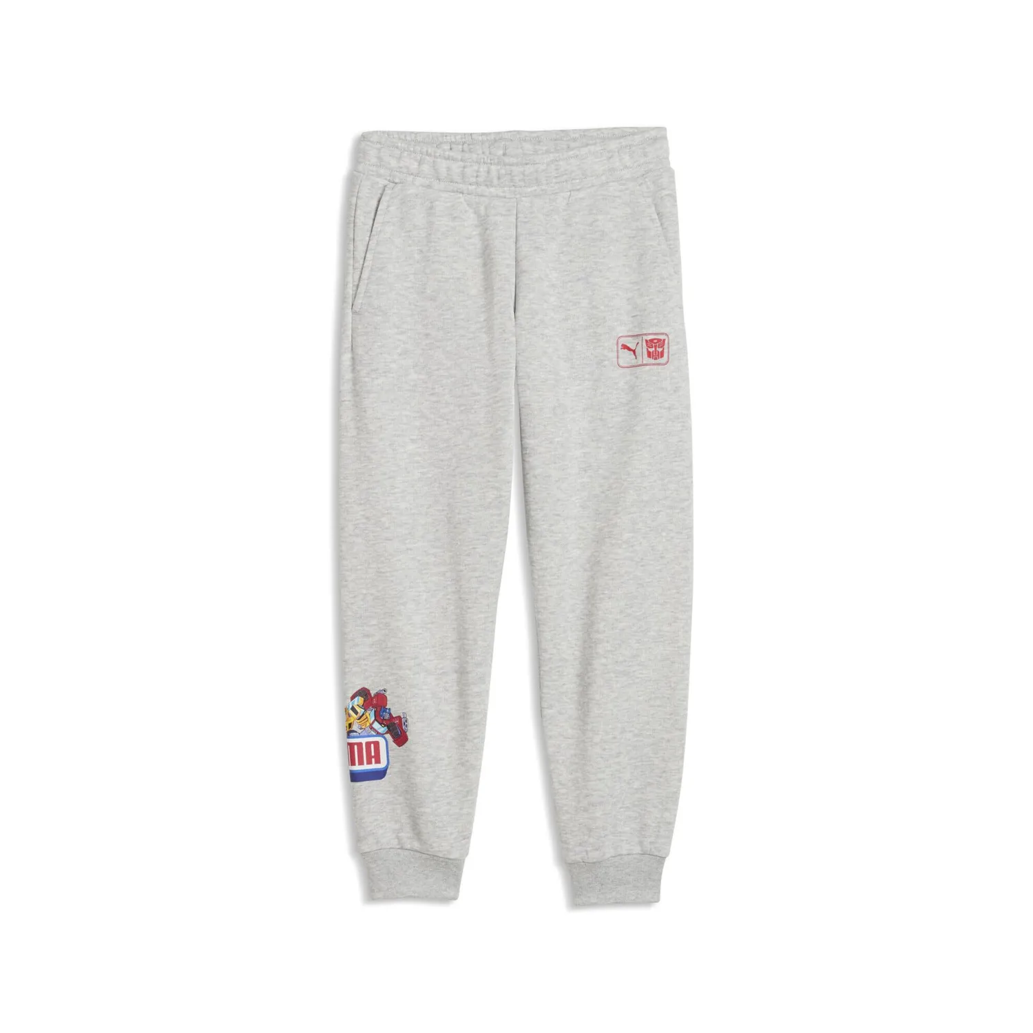 Puma X Transformers pantaloni tuta bambini grigio felpati