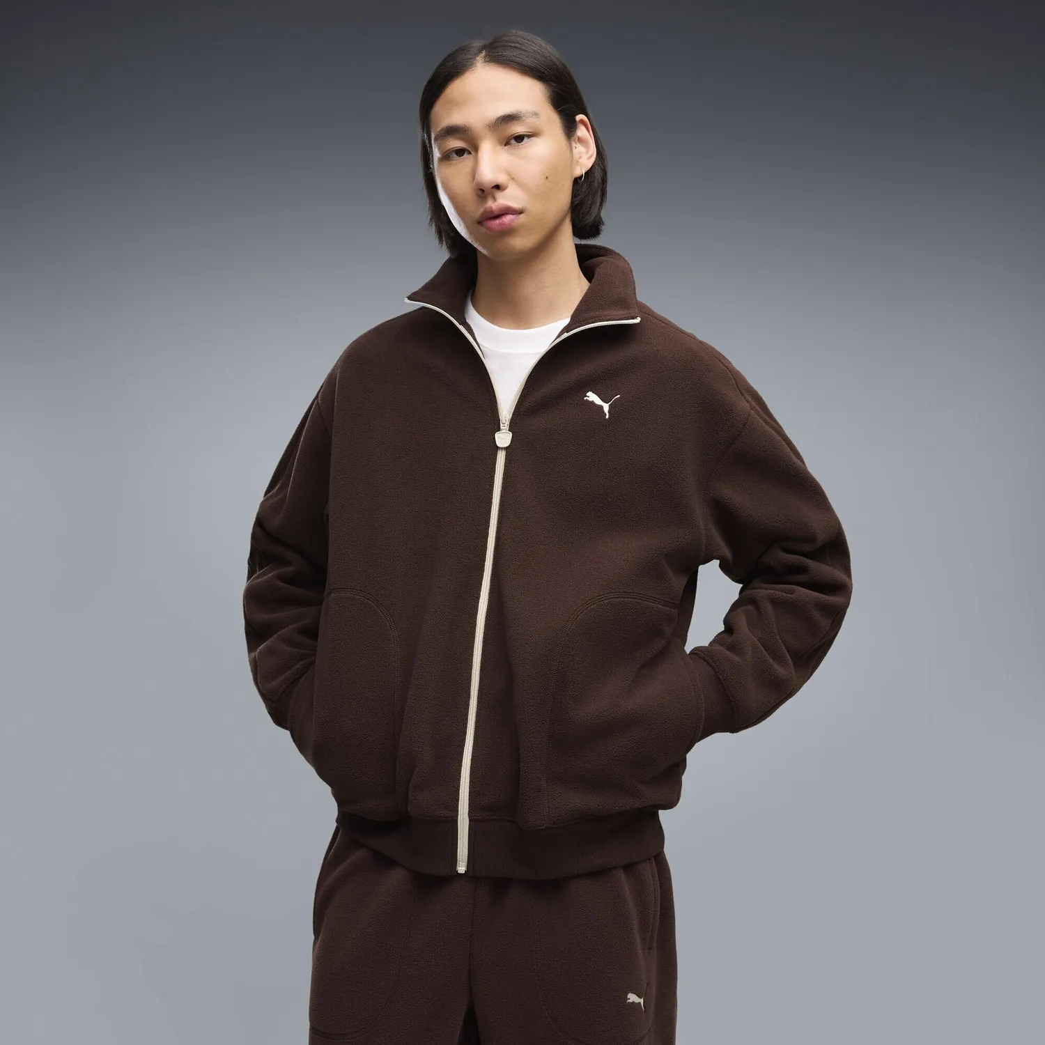 Puma Essentials Elevated giacca uomo XS marrone invernale