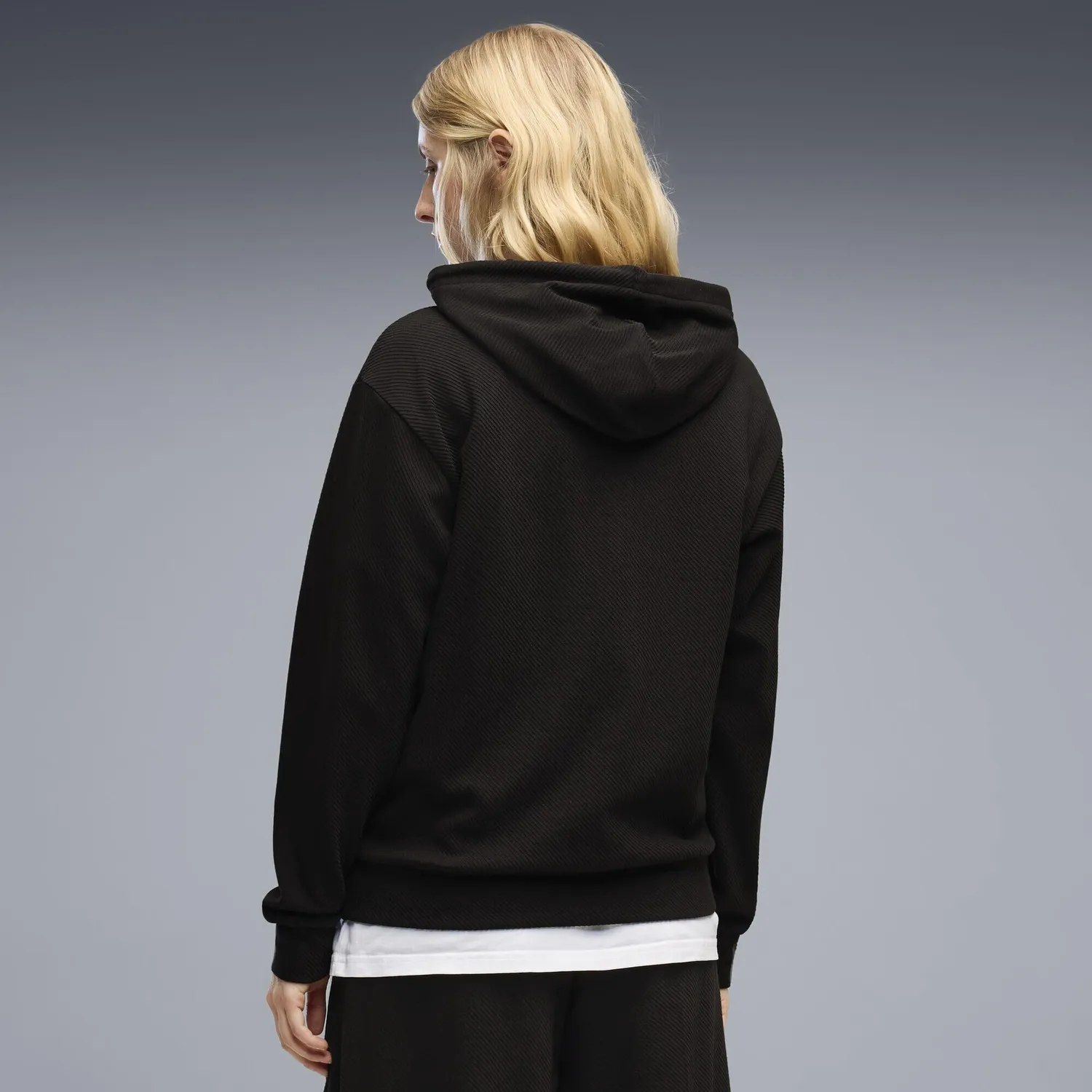 Puma Ess Elevated Standard Hoodie felpa donna Chocolate Fondue