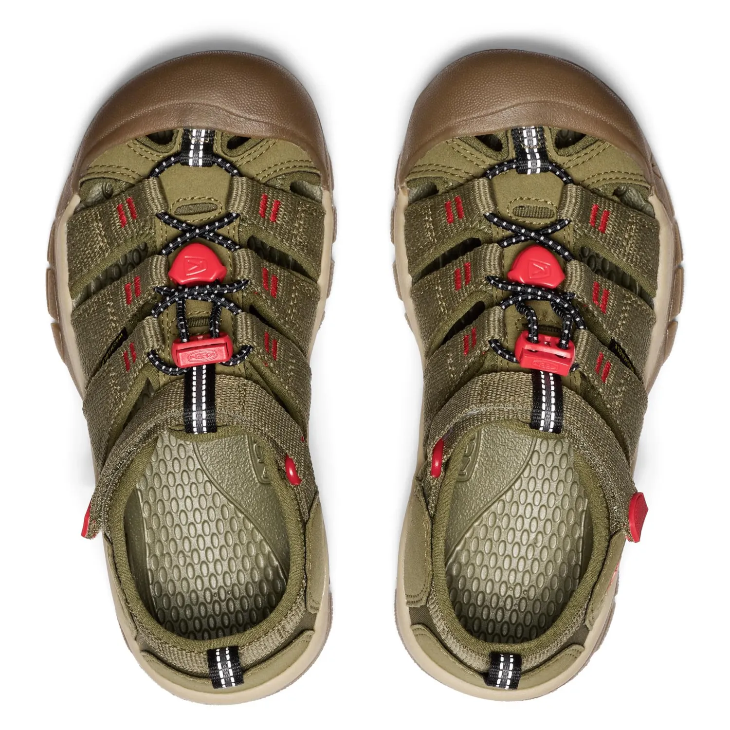 KEEN Newport H2 sandali bimbi verde arancio 4 Big Kid