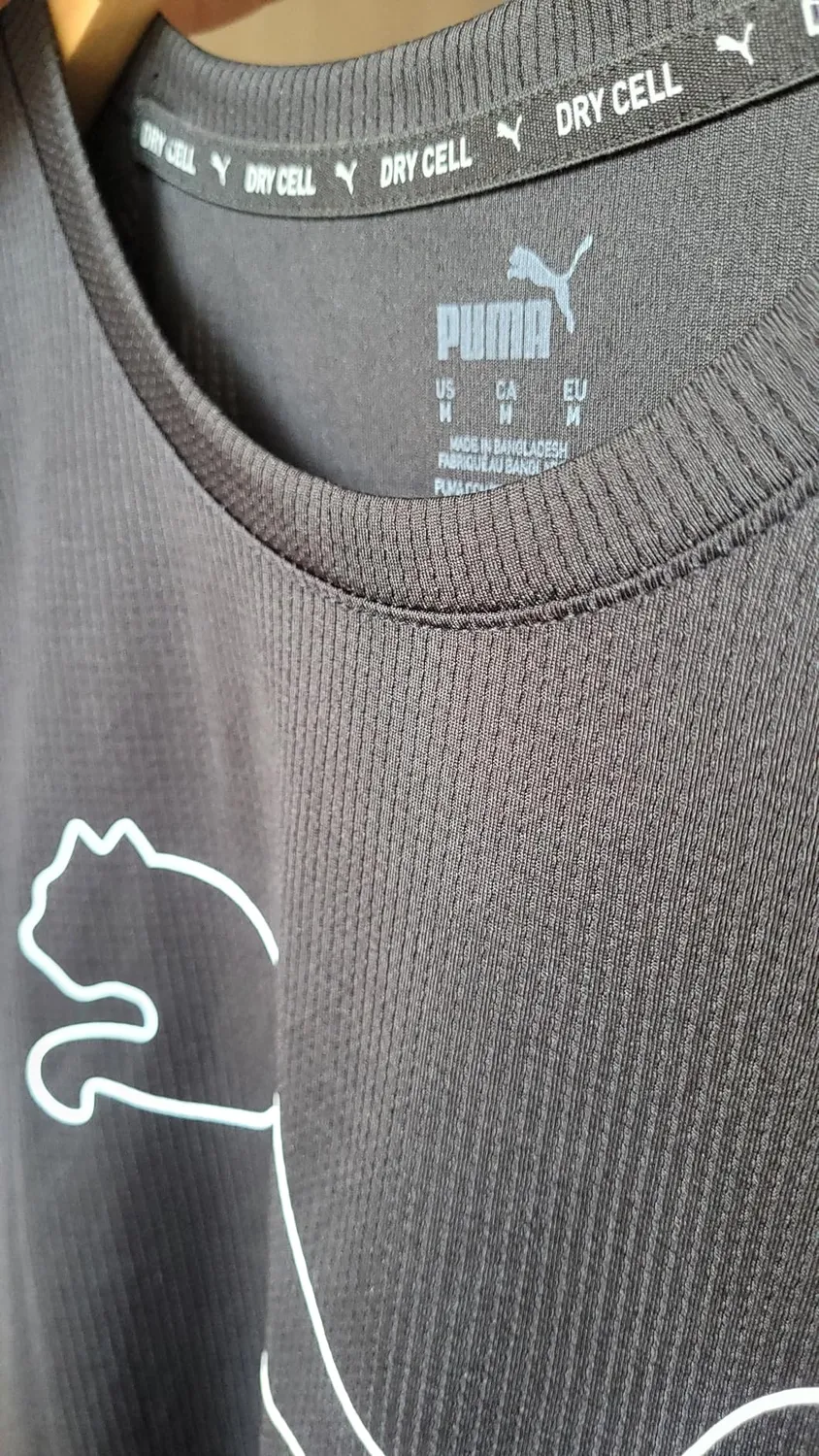 Puma Tad Essential Heather Cat Tee maglietta pacco da 1 mélange