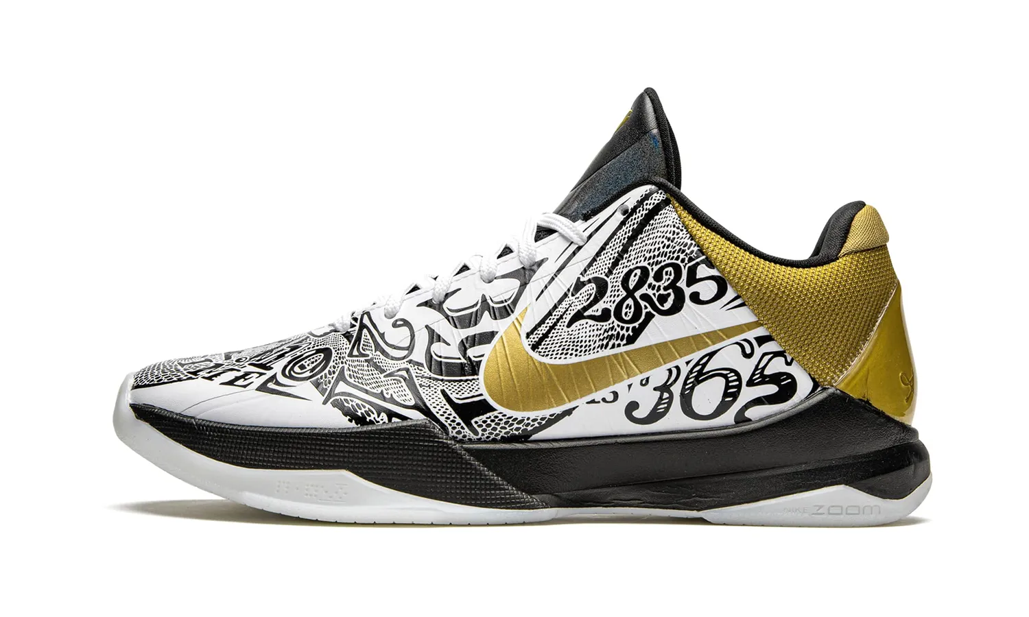 Nike Kobe 5 Protro scarpe basket oro viola bianco