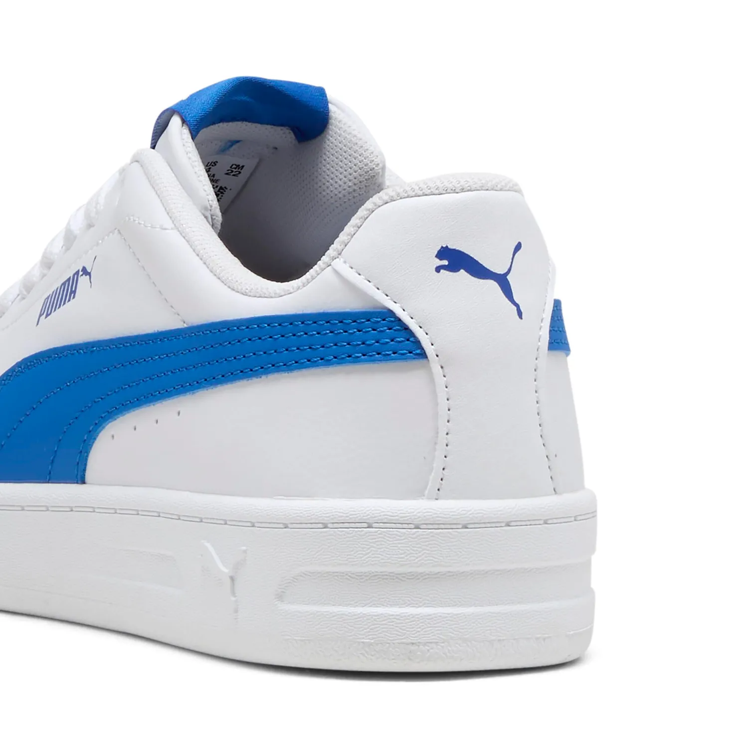 Puma Court Classic Clean Jr scarpe bianco-blu bimbo