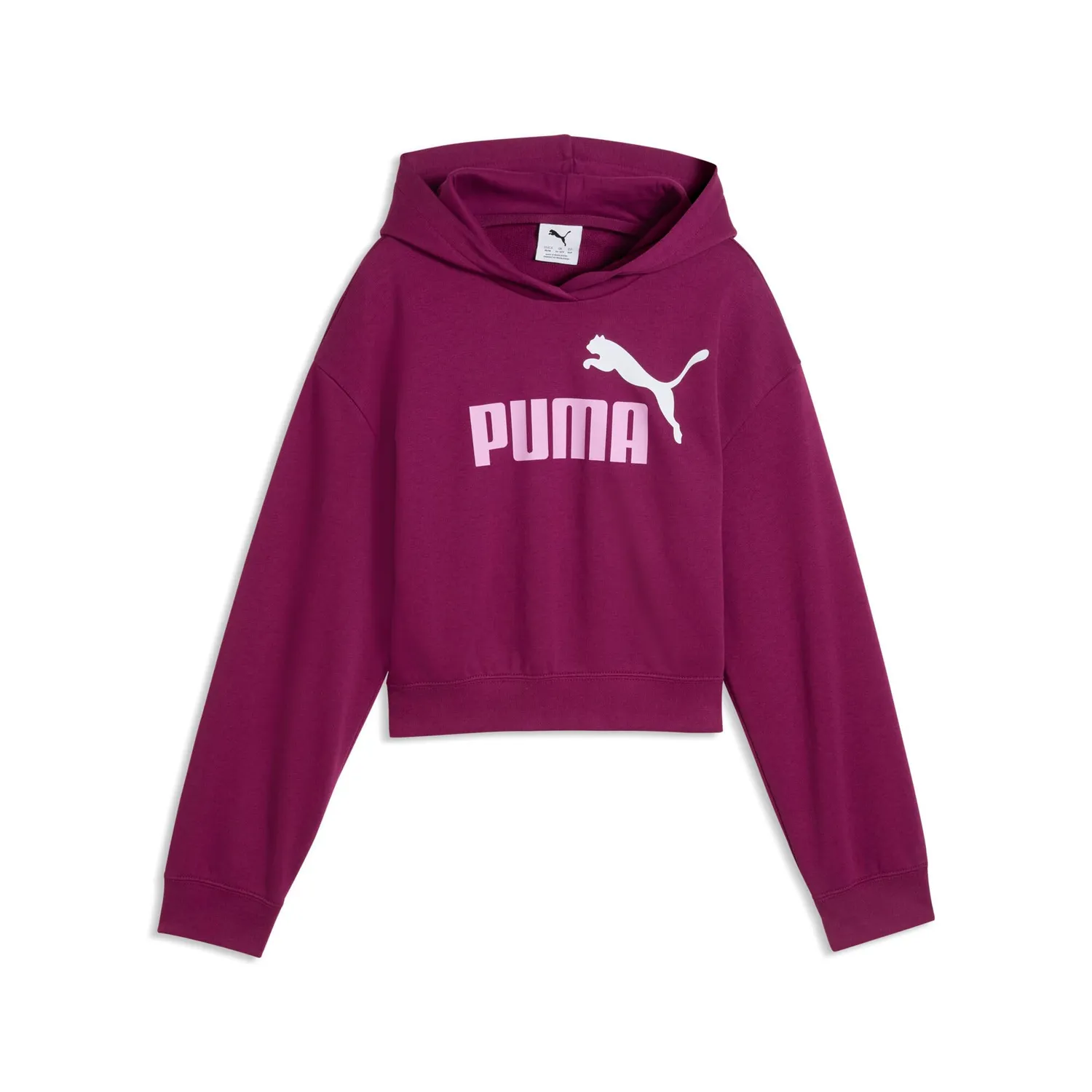 Puma Ess 2 Color No 1 Logo felpa cappuccio ragazze 128 nera