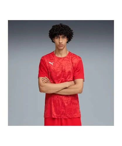 Puma Teamjaws Graphic maglietta uomo rossa