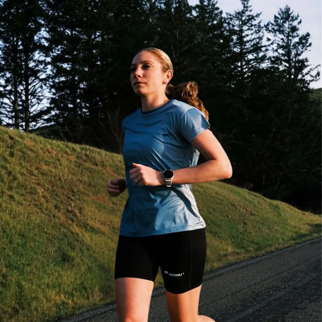 Karhu Running T-Shirt maglia donna gradient blu traspirante