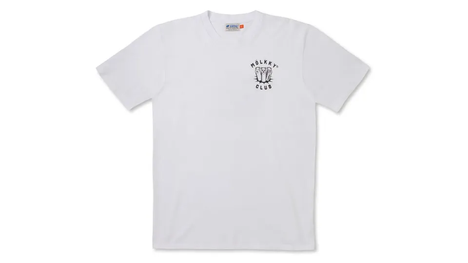 Karhu Mölkky Club t-shirt White Black cotone relaxed