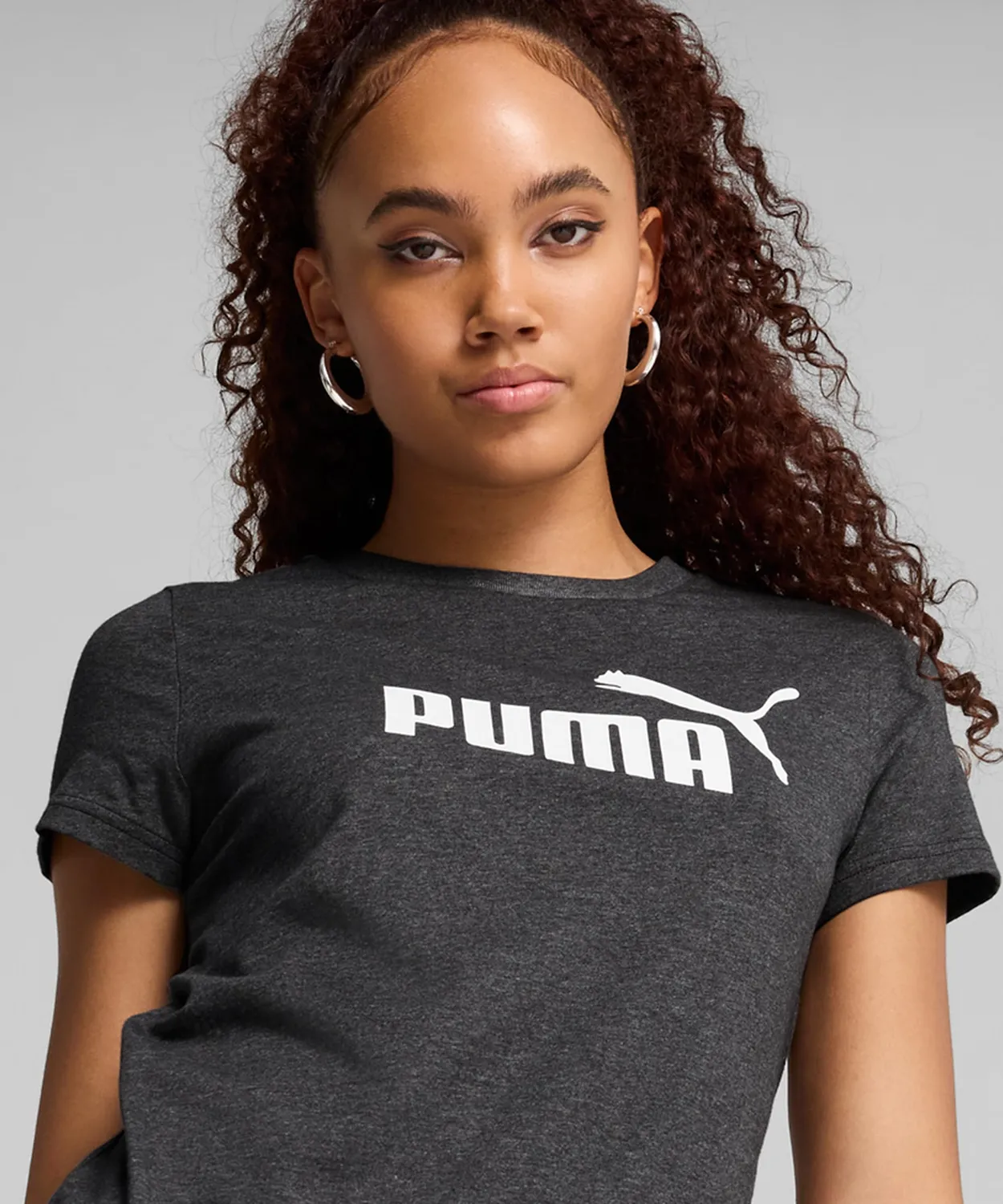 PUMA Ess No.1 Logo Tee t-shirt bianca unisex