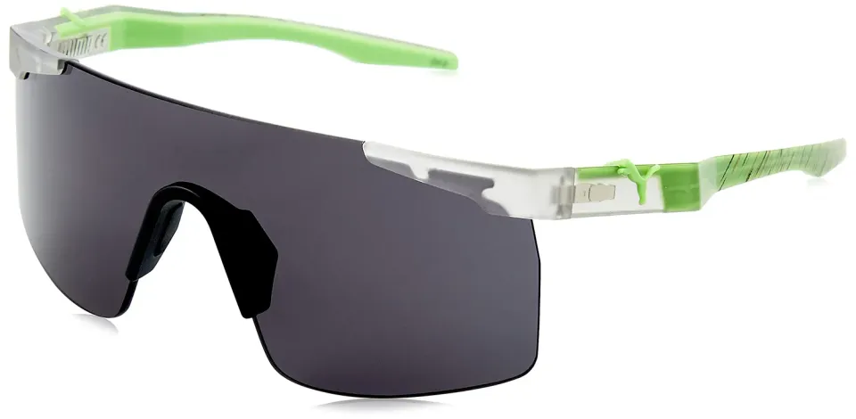 PUMA PU0312S-008 occhiali da sole uomo shield sportivi