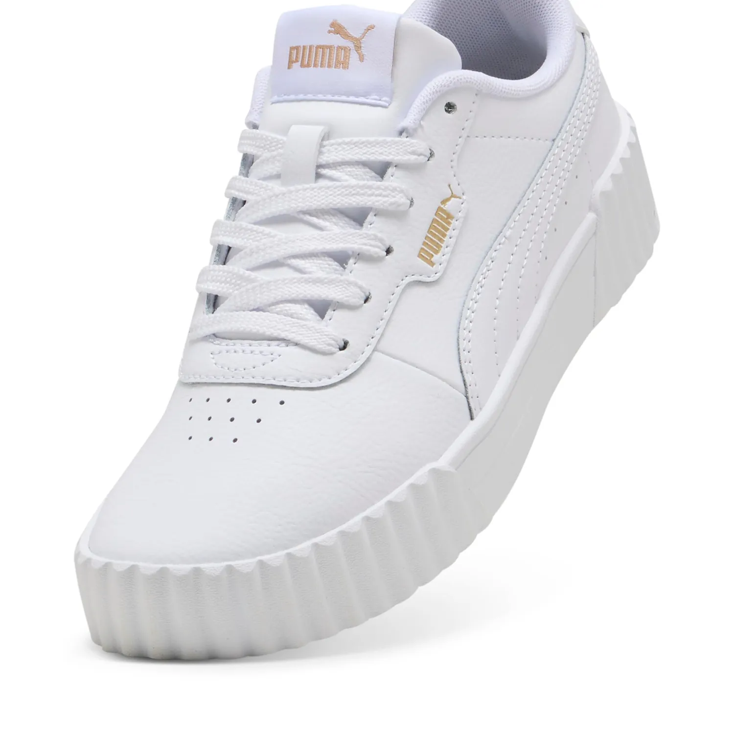 Puma Carina 2.0 Jr sneakers bambina bianche
