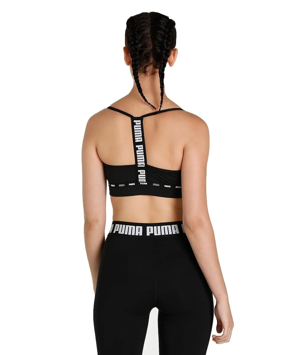 Puma Strong Strappy reggiseno sportivo donna nero basso impatto