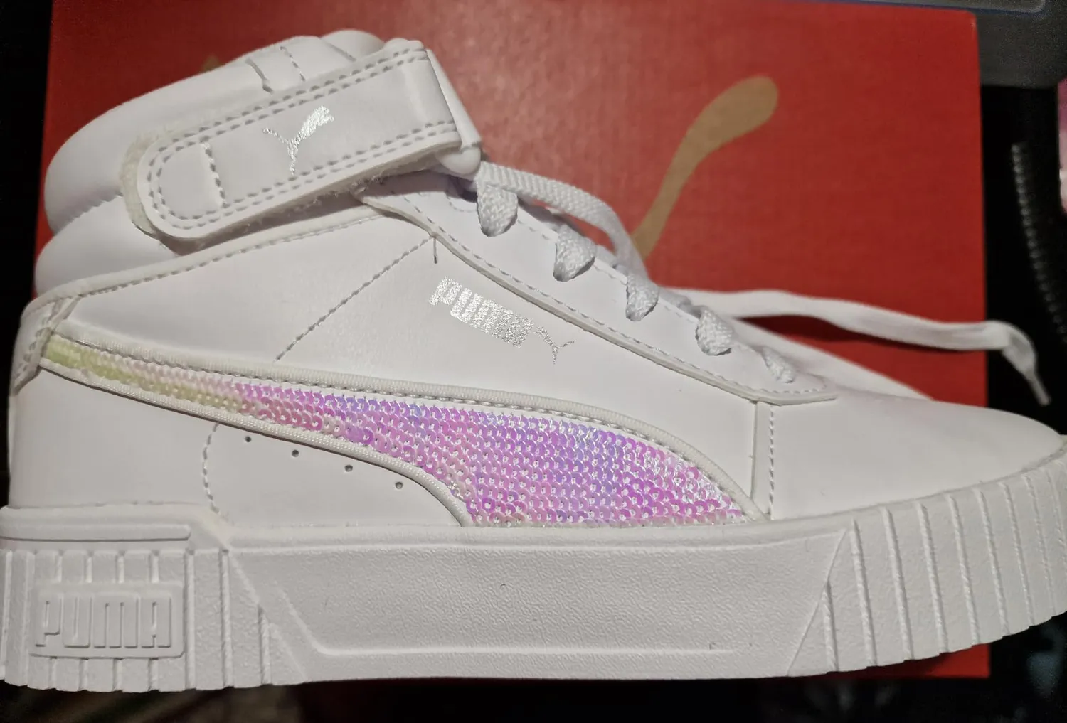 PUMA Carina 2.0 sneakers mid donna bianche