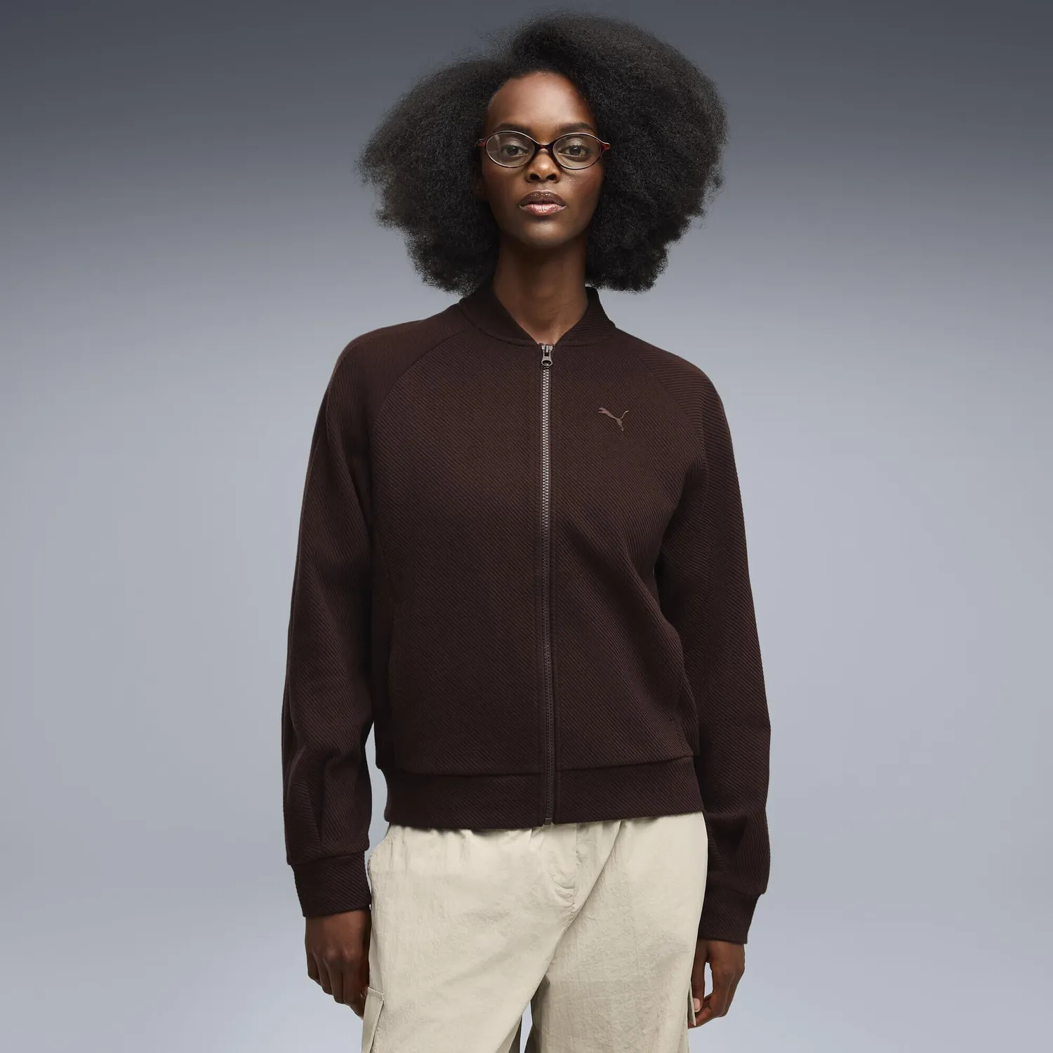 PUMA Class giacca zip donna XL nera full-zip