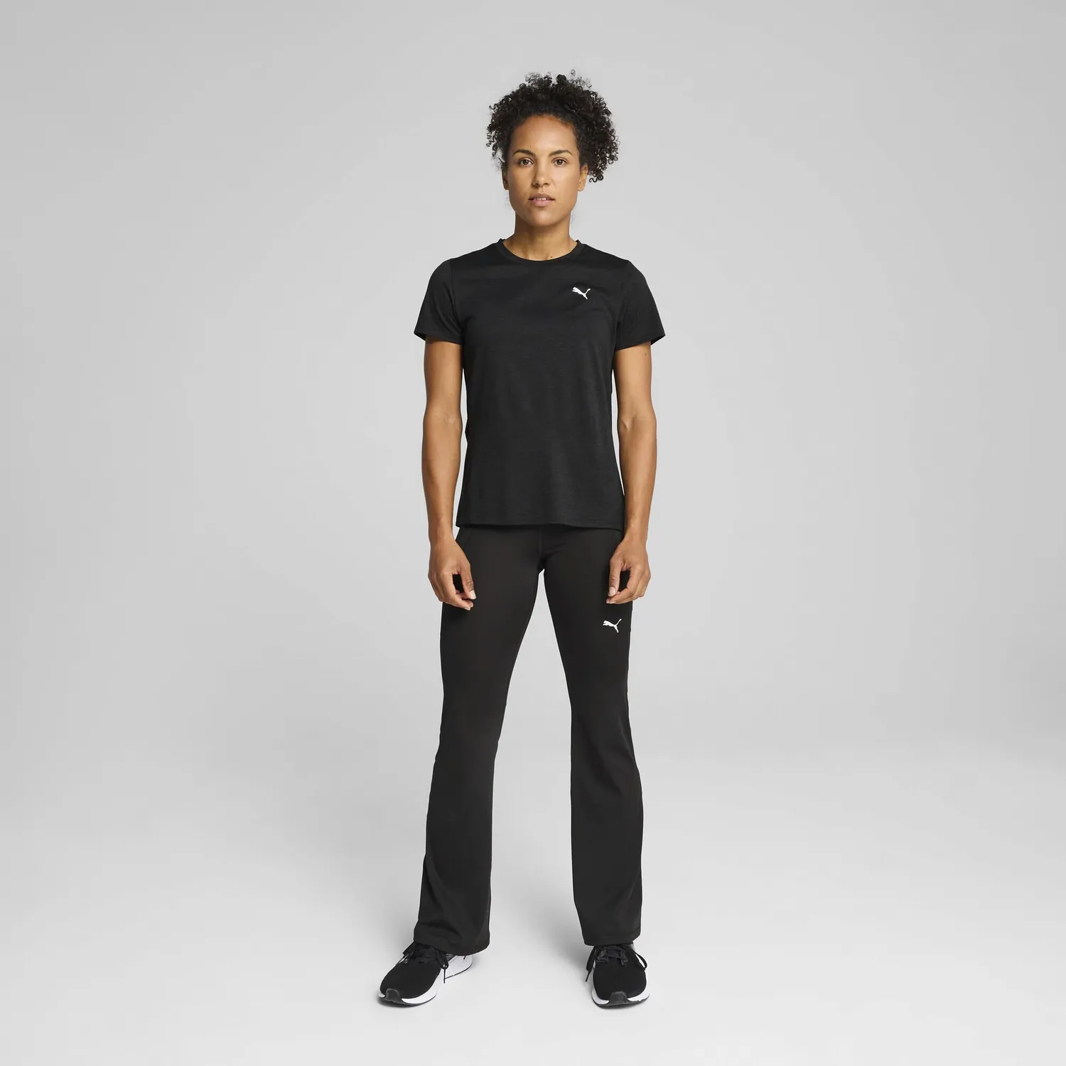 Puma Tad Essential Heather t-shirt donna jersey allenamento