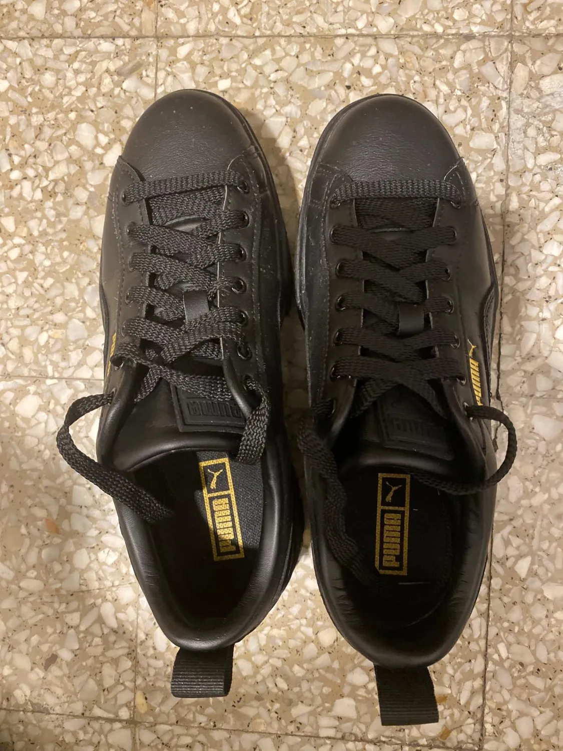 PUMA Mayze sneakers donna pelle suola alta