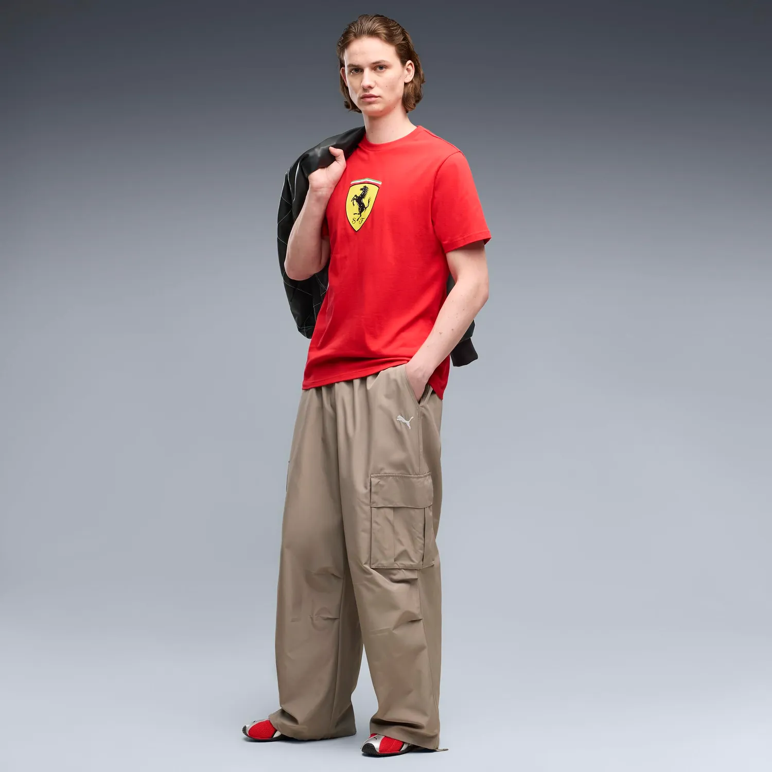 Puma Scuderia Ferrari Coloured Shield T-shirt uomo L rosso