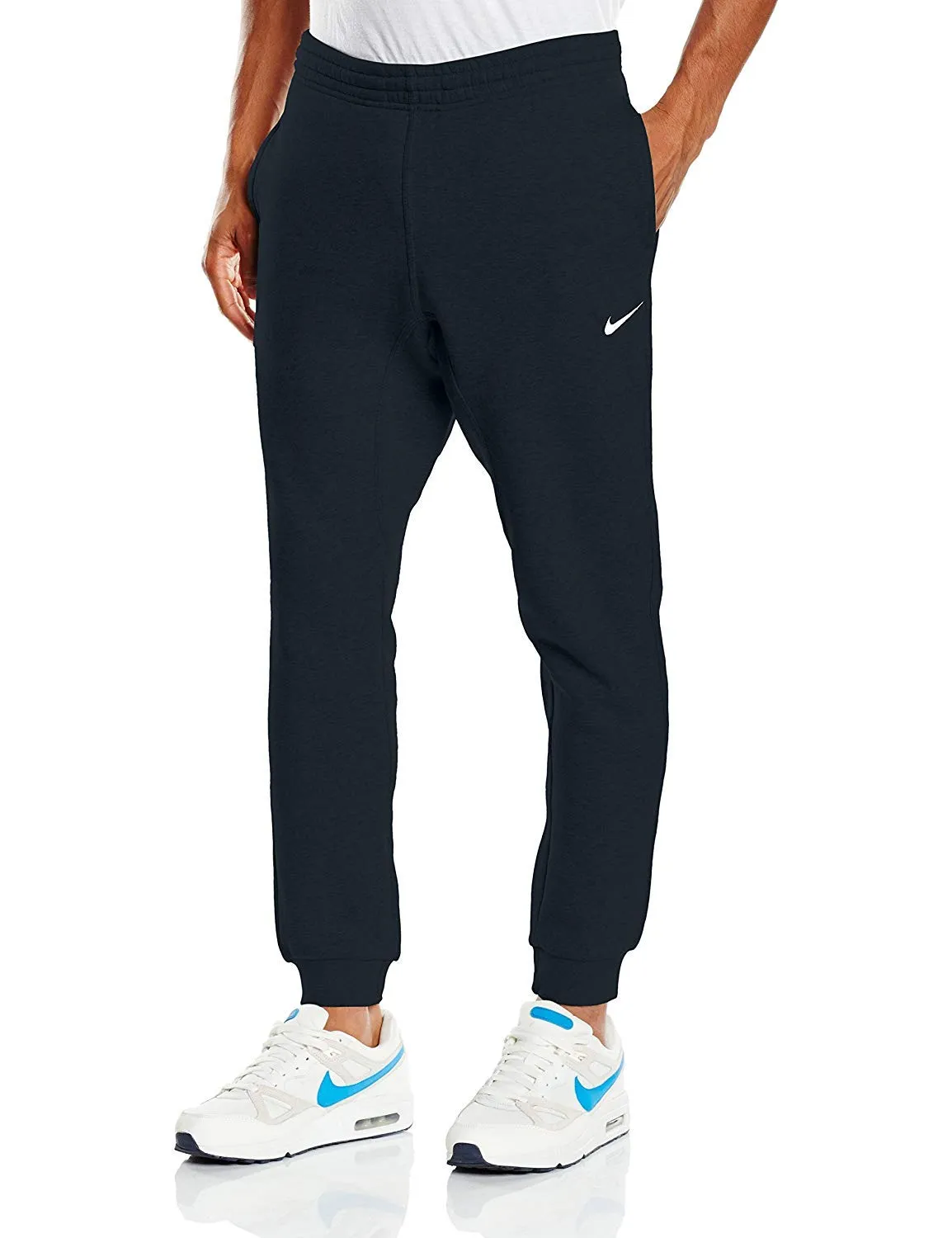 Nike Club French Terry Pantaloni Jogger Uomo Neri Morbidi