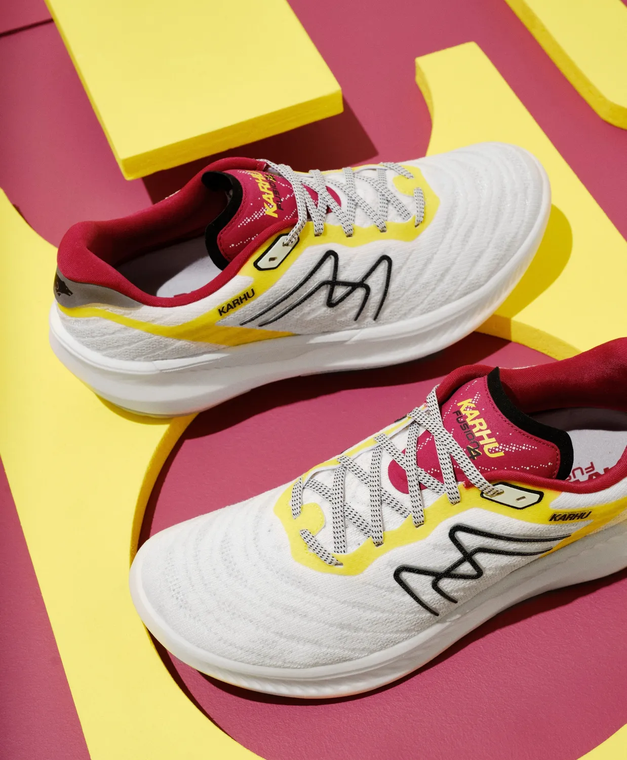 Karhu Fusion 4.0 Scarpe Running Donna Brilliant White Anemone neutre