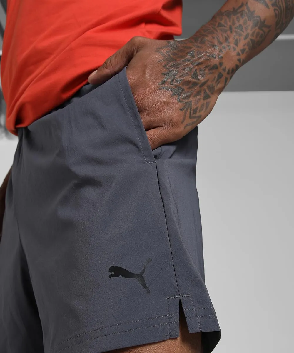 Puma Tad Essentials 5 Woven pantaloncini uomo grigio leggero
