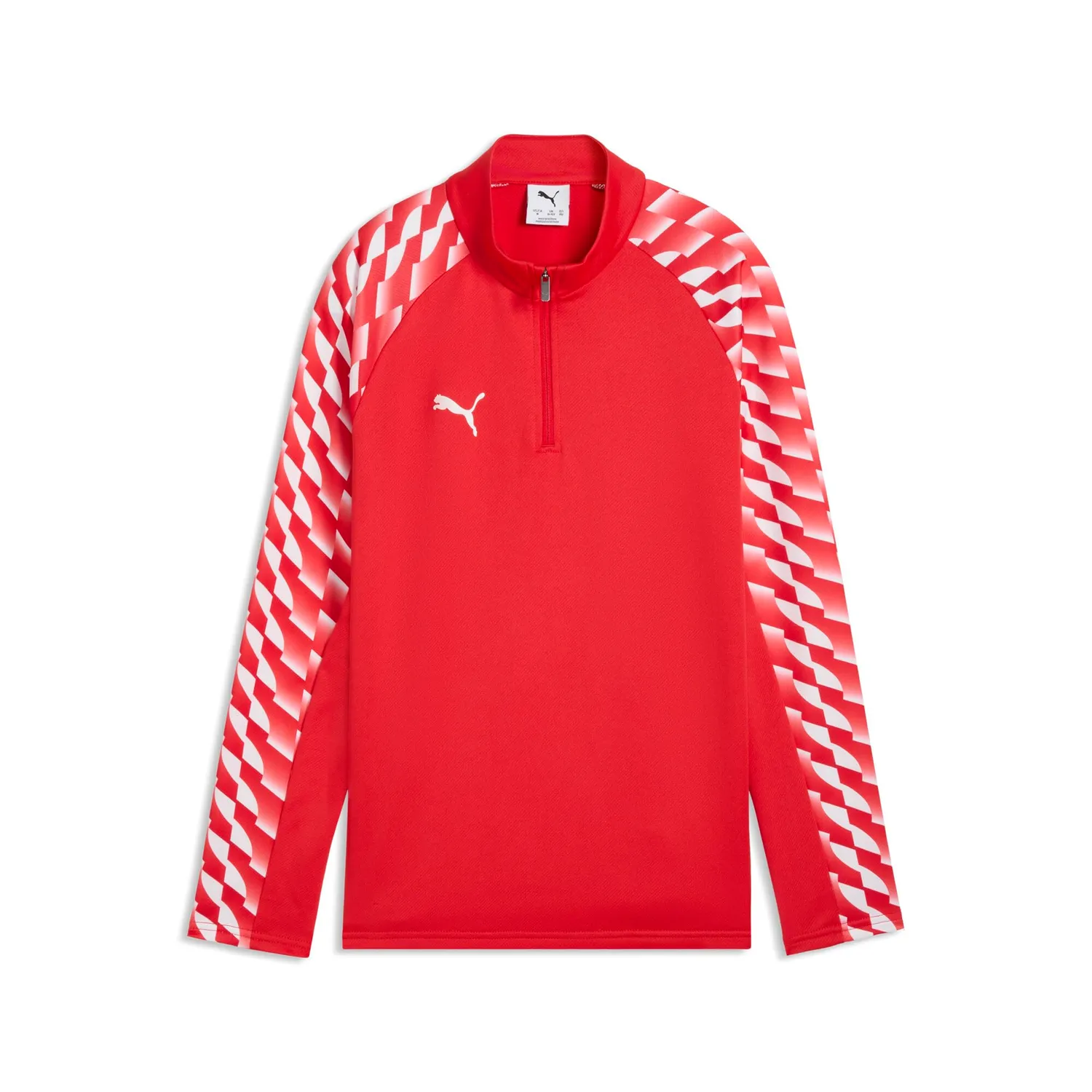 PUMA TeamLIGA26 Training 1/4 Zip Top Jr felpa Faster Yellow calcio