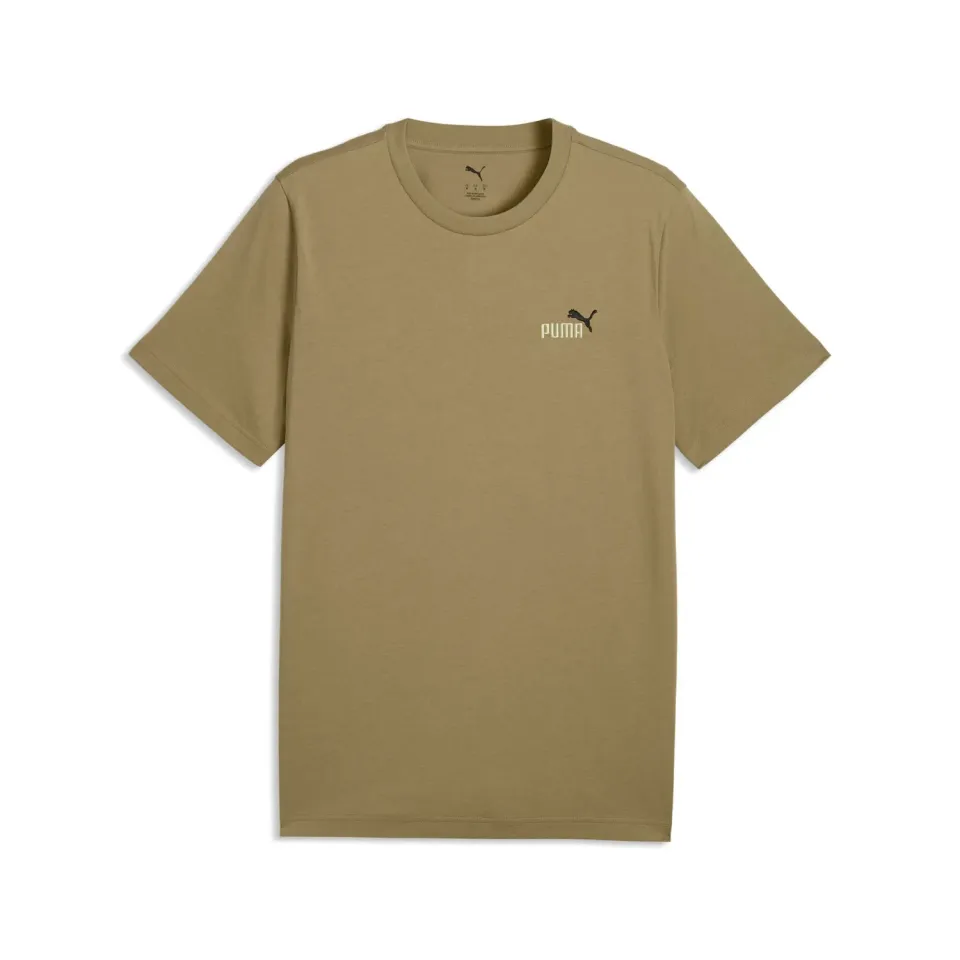 Puma Ess 2 Color Small No.1 Logo tee uomo XS Chai Latte