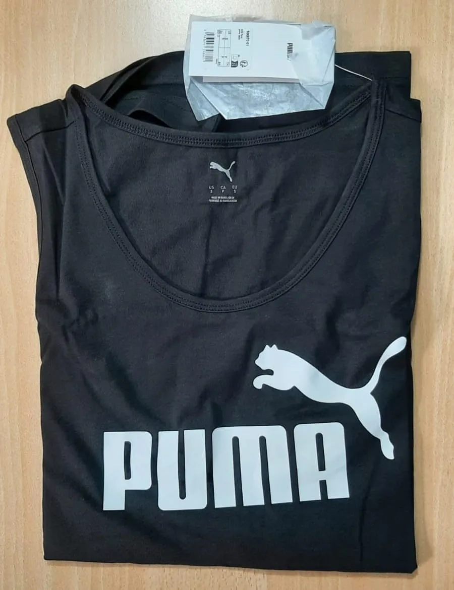 Puma Ess Logo Tank canotta uomo cotone estiva