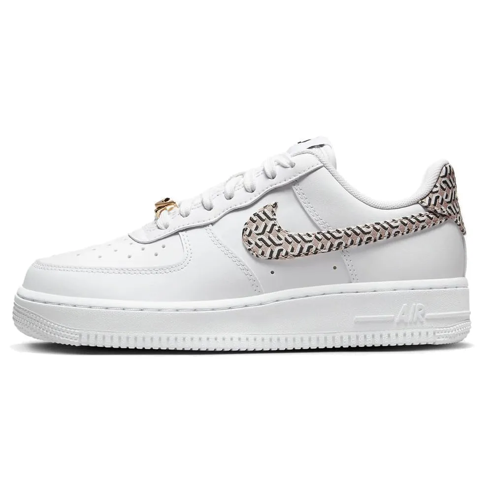 Nike Air Force 1 '07 scarpe donna bianche oro 38 EU
