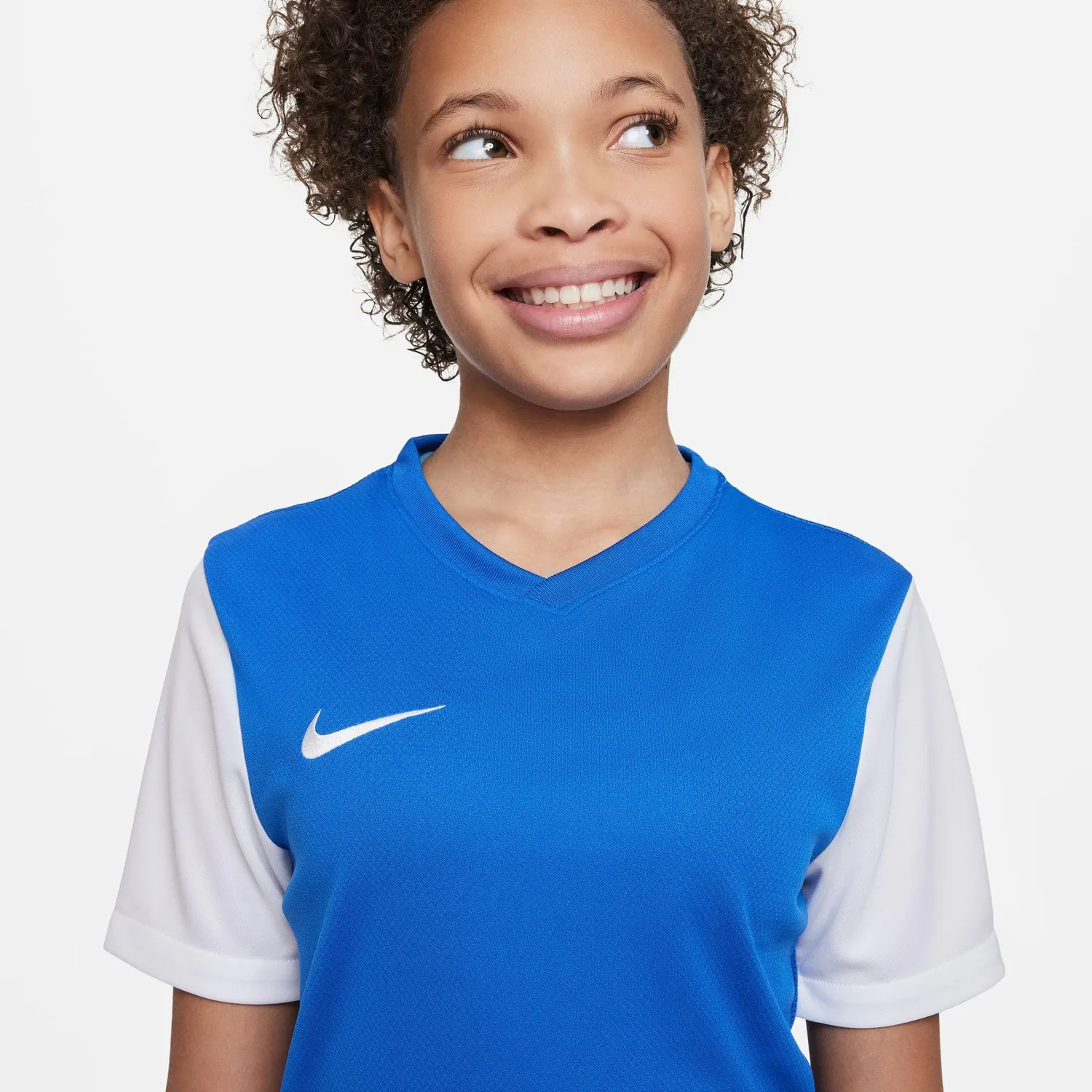 Nike Tiempo Prem II Jersey Bambini Royal Blu 7-8 Anni